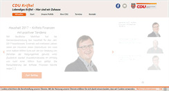Desktop Screenshot of cdu-kriftel.de